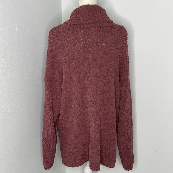 Bobeau bubble knit or popcorn knit turtleneck sweater. Size 2X. - Picture 3 of 6